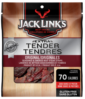 AT SELECT RETAILERS: Jack Links Extra Tender Gluten Free - Original