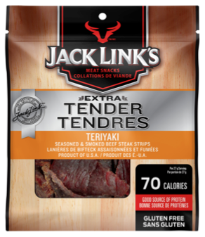 AT SELECT RETAILERS: Jack Links Extra Tender Gluten Free - Teriyaki