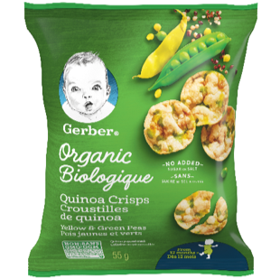 NEW Gerber® Organic Toddler Quinoa Crisps